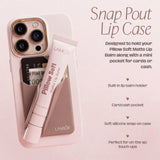Pillow Soft Matte Lip Balm & Snap Lip Case Combo