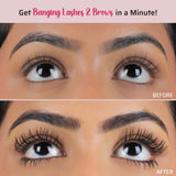 What The Lash! Mascara & Flexilift Brow Gel Duo