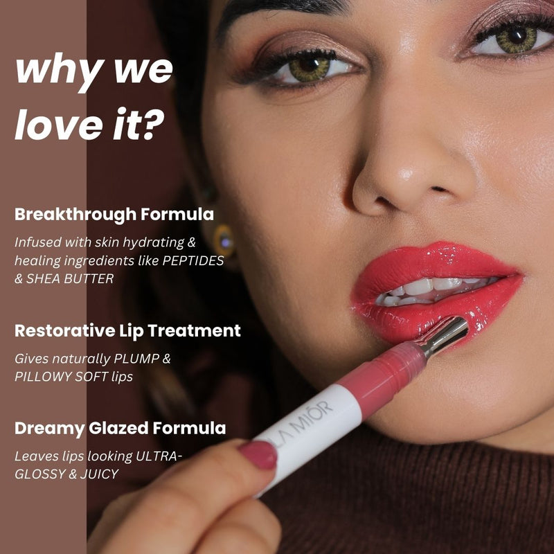 Peptide Glaze Lip Balm - Combo of 3