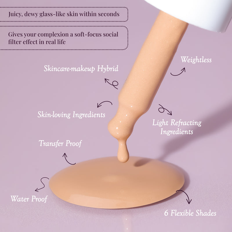 Face Glow Combo - Glass Skin Filter & Brush