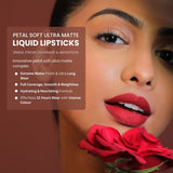 Petal Soft Ultra Matte Liquid Lipstick - Combo of 6