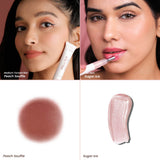 Matte Blur & Glossy Lip Balm Combo