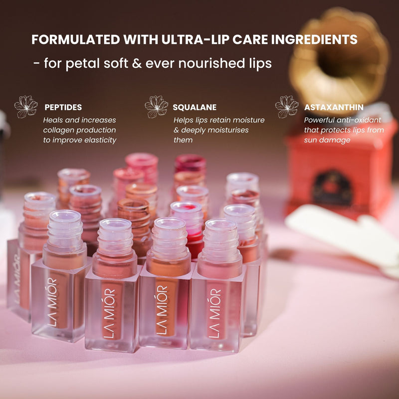 Petal Soft Ultra Matte Liquid Lipstick - Combo of 6