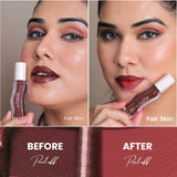 'All Day Strong' Peel-Off Lip Tattoo - Combo of 2