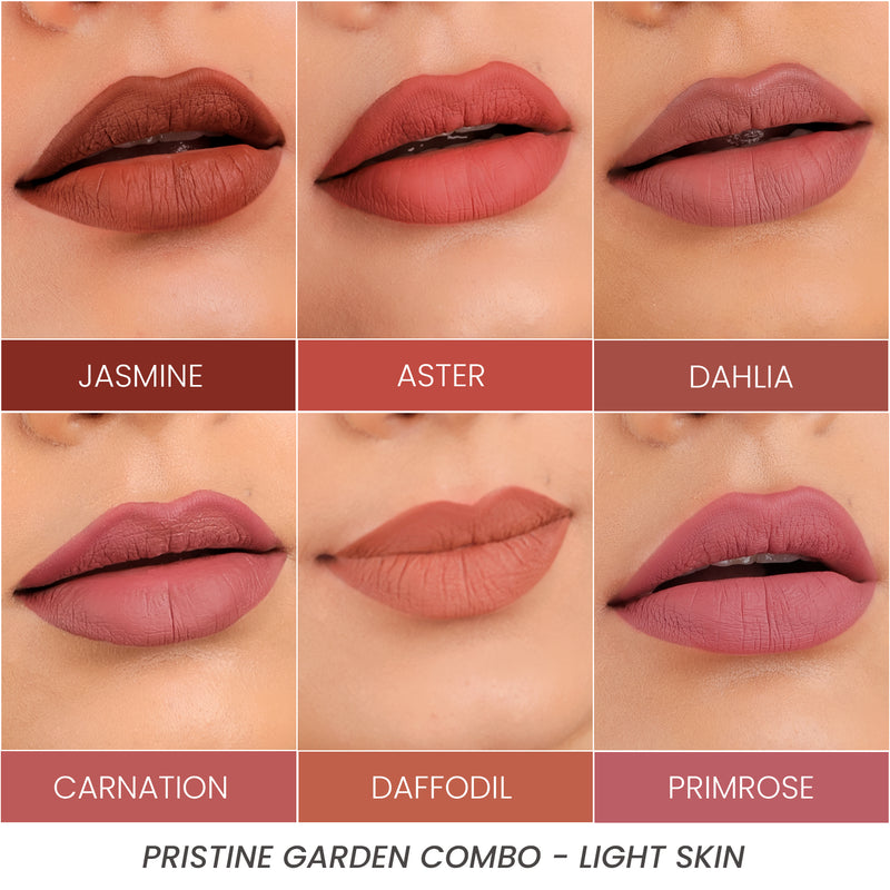 Petal Soft Ultra Matte Liquid Lipstick - Combo of 6