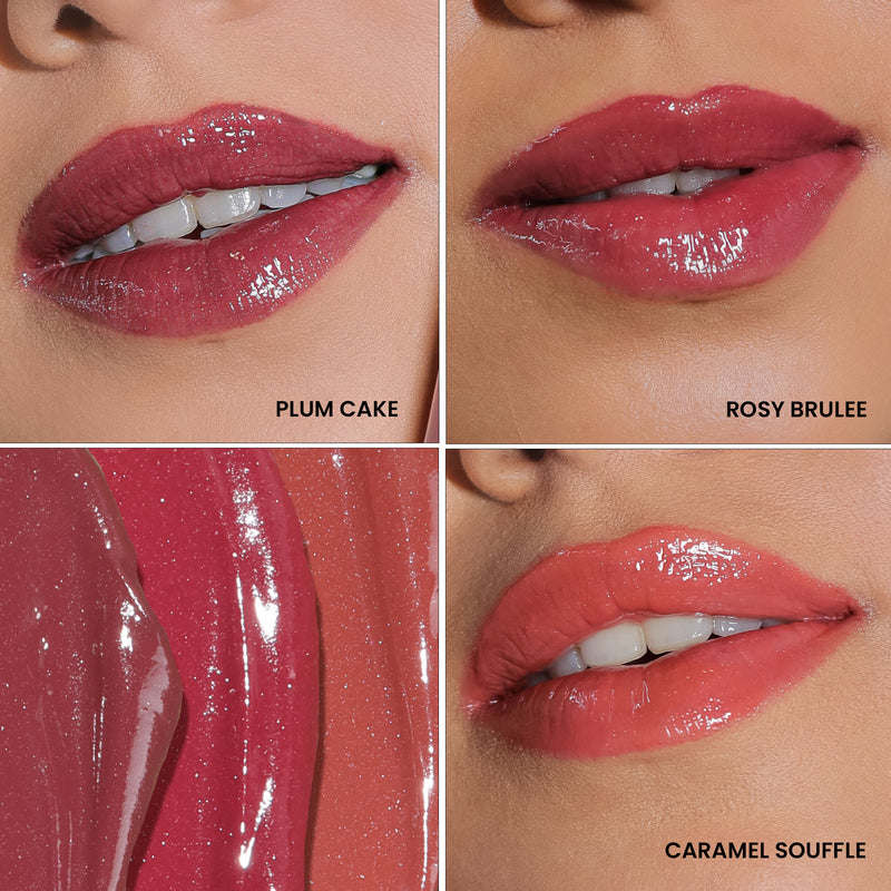 Peptide Glaze Lip Balm - Combo of 3