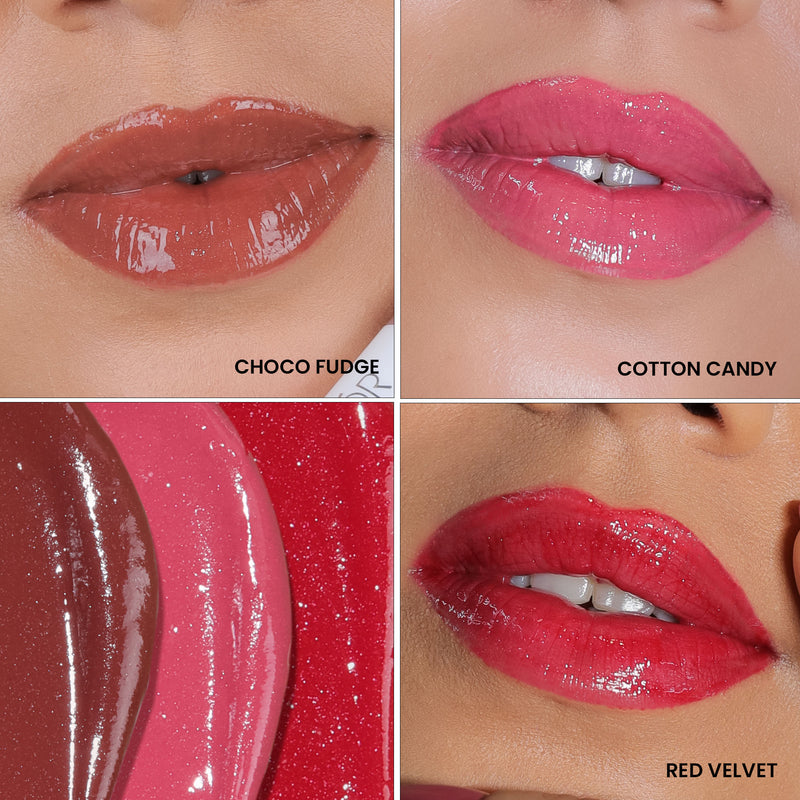 Peptide Glaze Lip Balm - Combo of 3