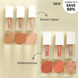 Glistening Eyes Liquid Eyeshadow - Combo of 6