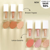 Glistening Eyes Liquid Eyeshadow - Combo of 6