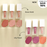 Glistening Eyes Liquid Eyeshadow - Combo of 6