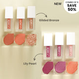 Glistening Eyes Liquid Eyeshadow - Combo of 6