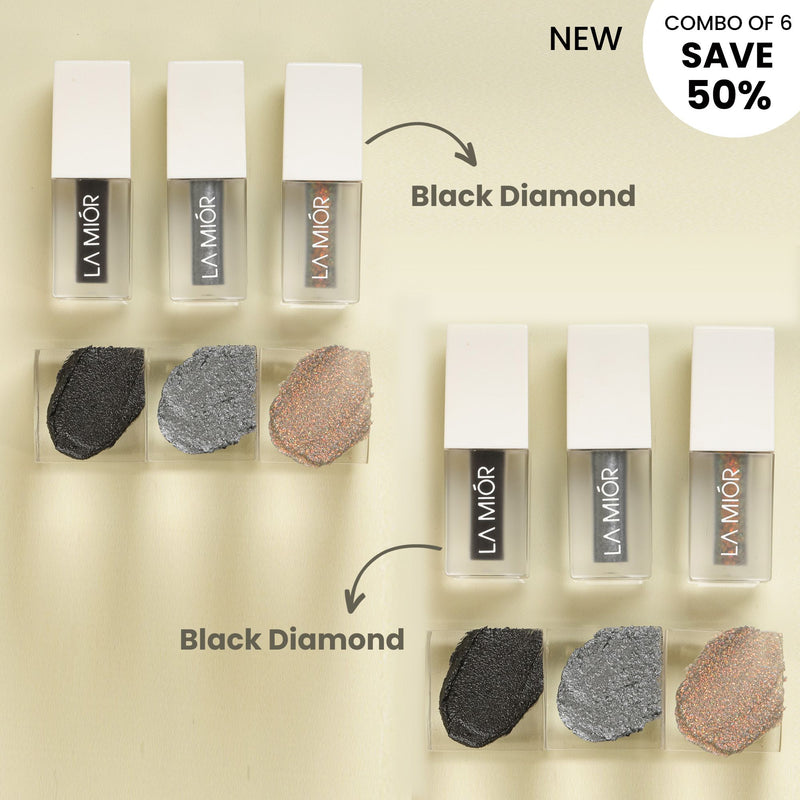 Glistening Eyes Liquid Eyeshadow - Combo of 6