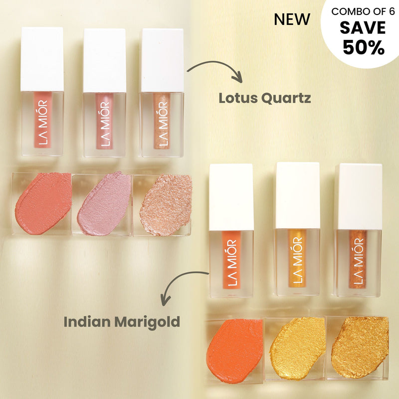 Glistening Eyes Liquid Eyeshadow - Combo of 6