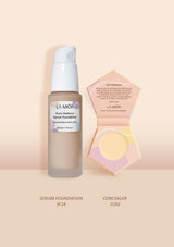Seamless Radiant Skin Combo - Serum Foundation + Creme Concealer